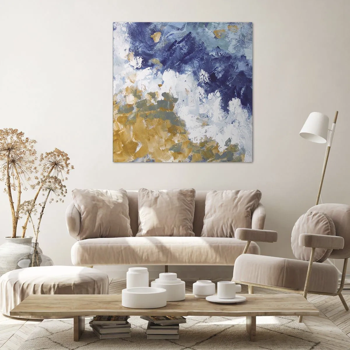 Obraz na plátně - Tanec živlů - 60x60 cm