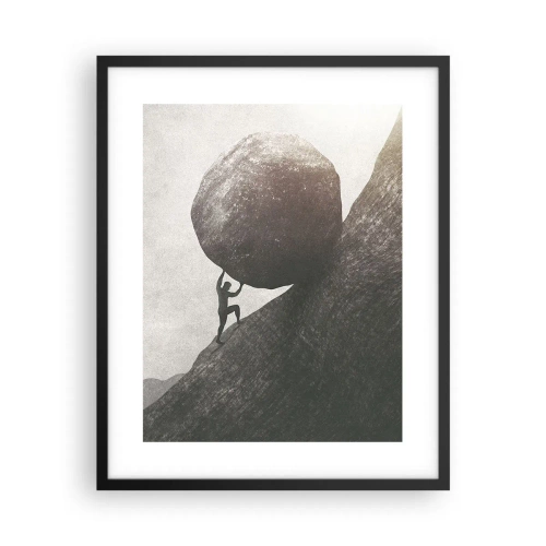 Plakát v černém rámu - Věřím, proti vší naději - 40x50 cm