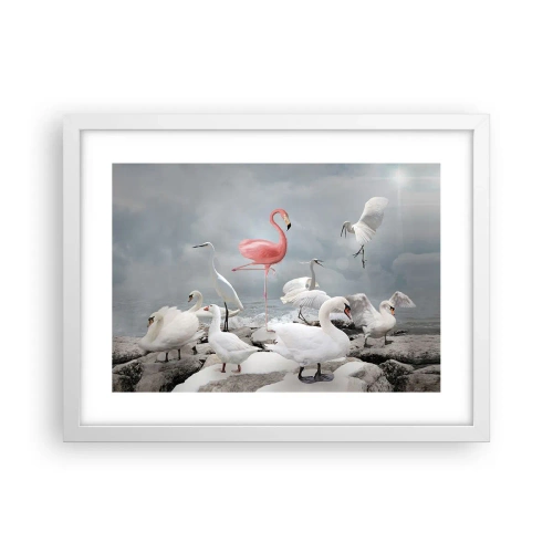 Plakát v bílém rámu - Kde jsem se tu vzal? - 40x30 cm