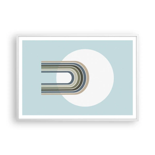 Plakát v bílém rámu - Neodolatelná přitažlivost - 100x70 cm