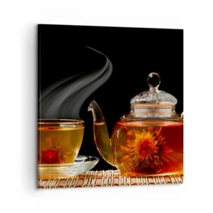 Obraz na plátně - Magie a umění vaření čaje - 60x60 cm