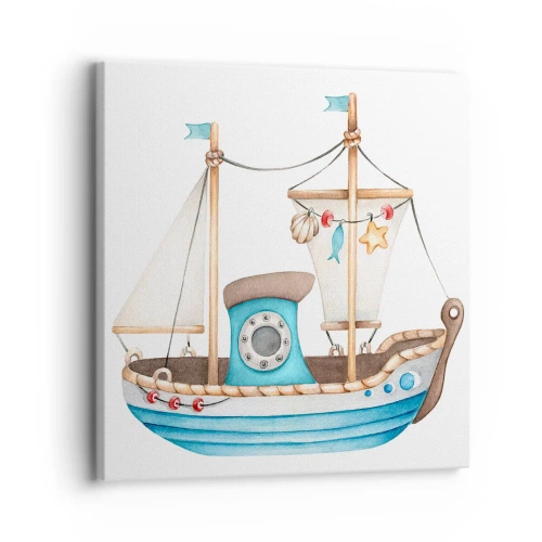 Obraz na plátně - Ahoj, dobrodružství! - 30x30 cm