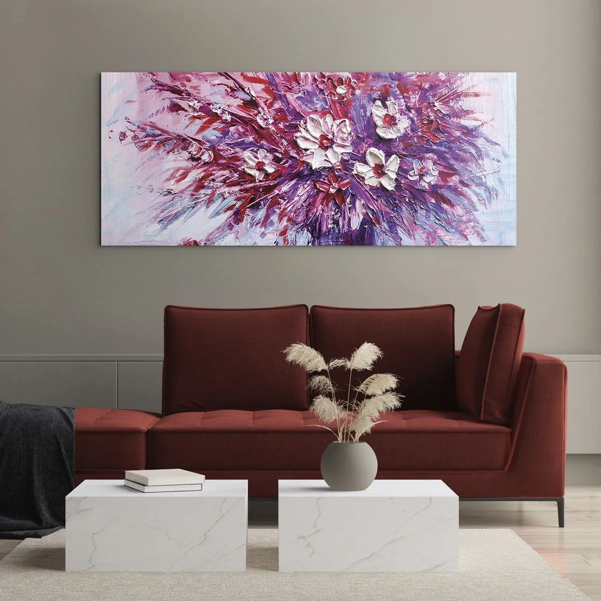 Obraz na skle - Nevinnost a vášeň - 100x40 cm