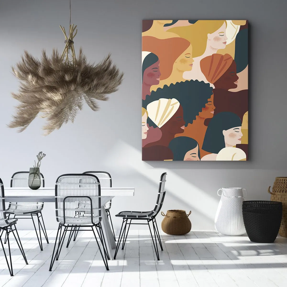 Obraz na plátně - Pouze ženskost - 65x120 cm