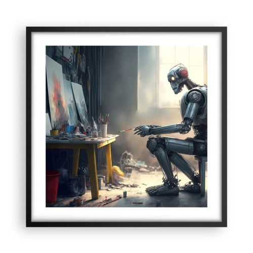 Plakát v černém rámu - Akt stvoření - 50x50 cm