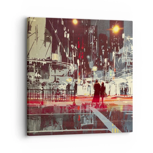Obraz na plátně - Velkoměstská doprava - 30x30 cm
