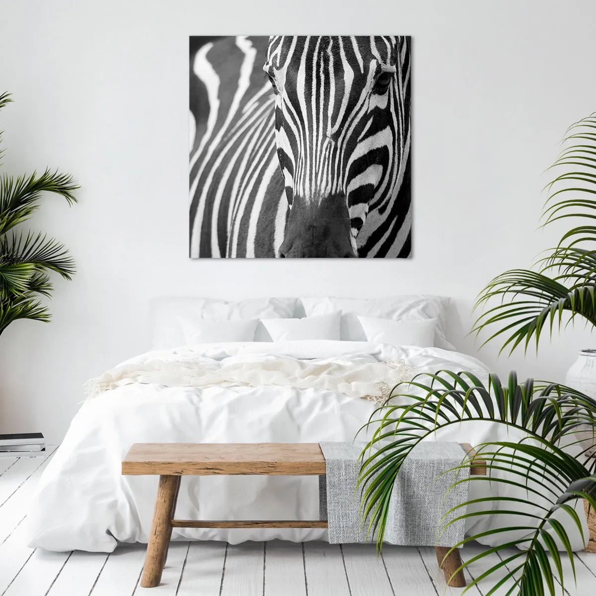 Obraz na plátně - Svět je černo-bílý - 30x30 cm