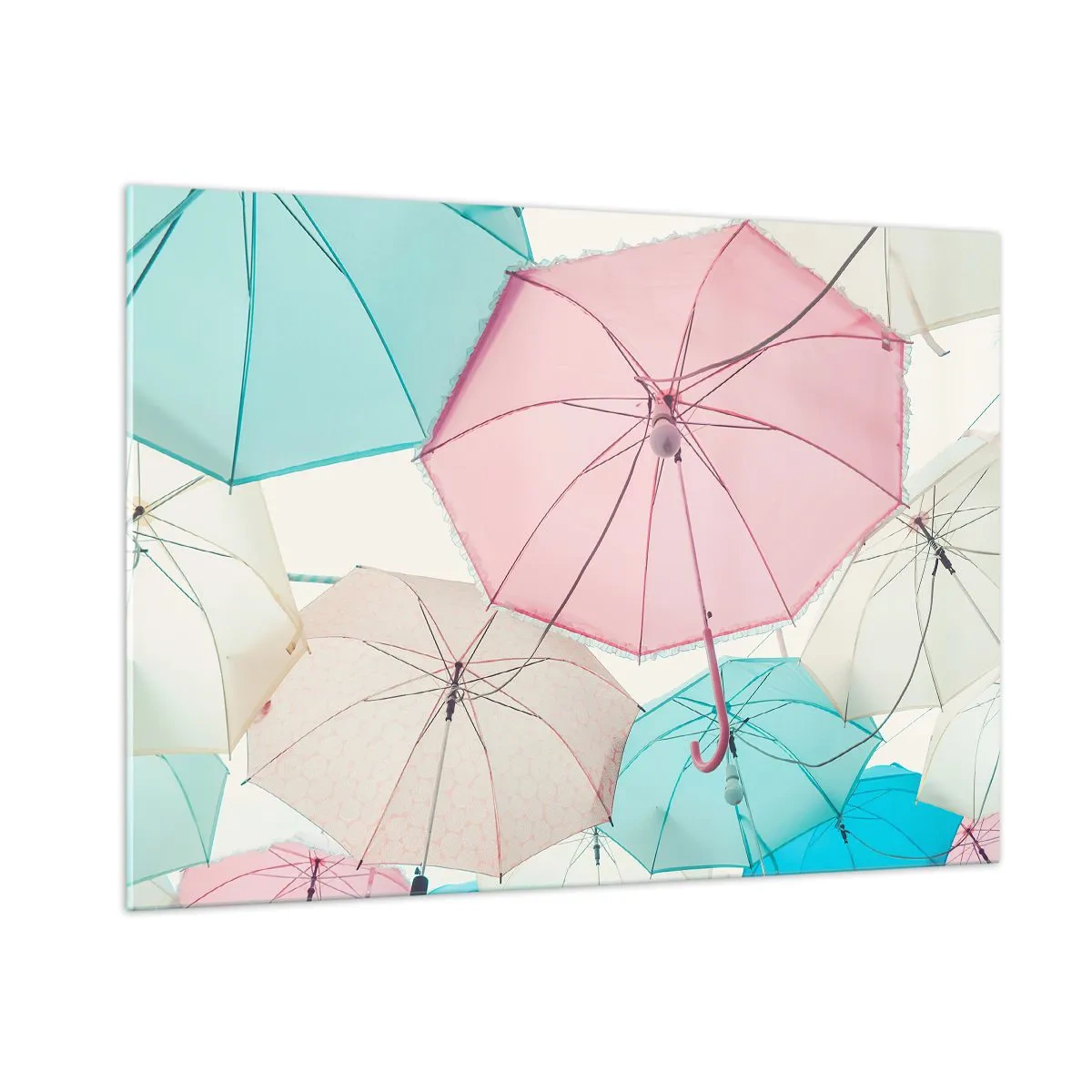 Obraz na skle - Občas slunce, občas déšť - 100x70 cm