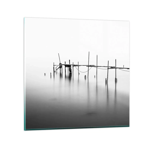 Obraz na skle - A co když svět není? - 50x50 cm