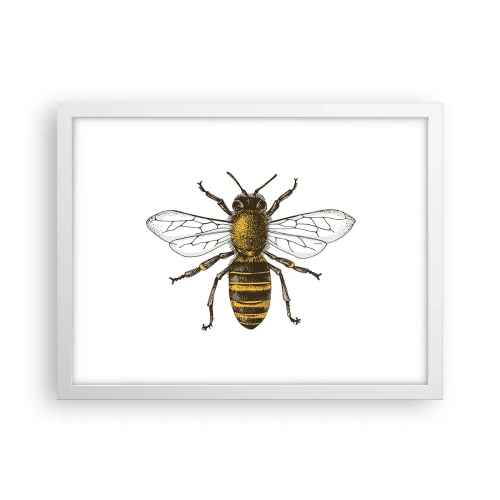 Plakát v bílém rámu - Krásná a dobrá - 40x30 cm