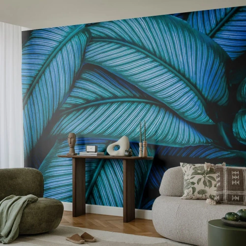 Fototapeta Premium Canvas - Čáry života - Listy, Botanika, Rostliny - 100x70 cm
