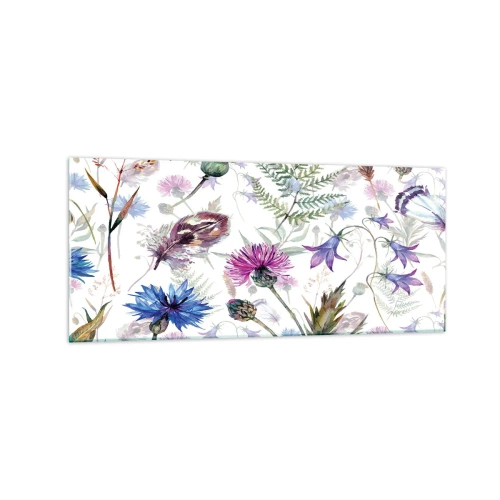 Obraz na skle - Polský herbář - 120x50 cm