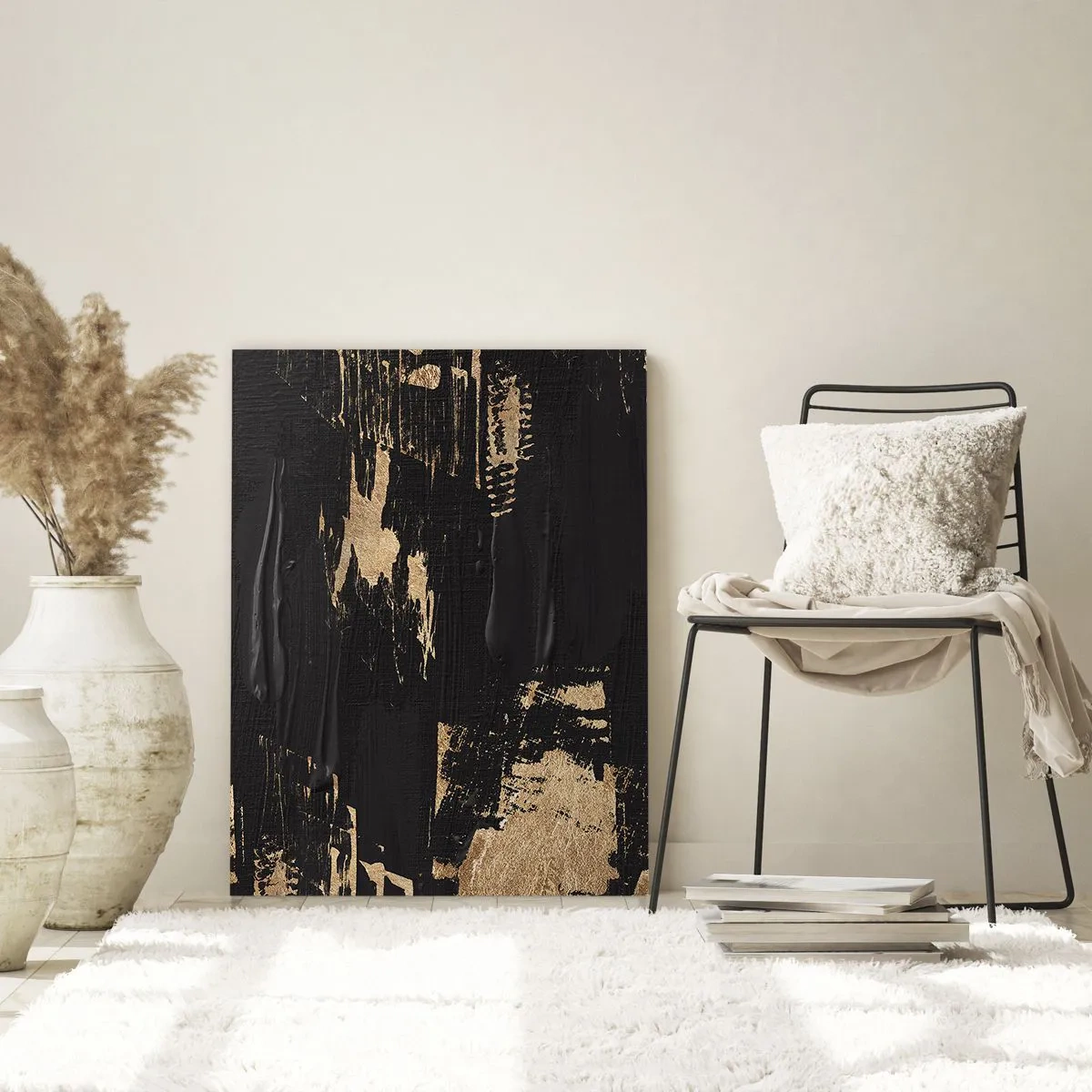 Obraz na skle - Stopa doteku - 50x70 cm