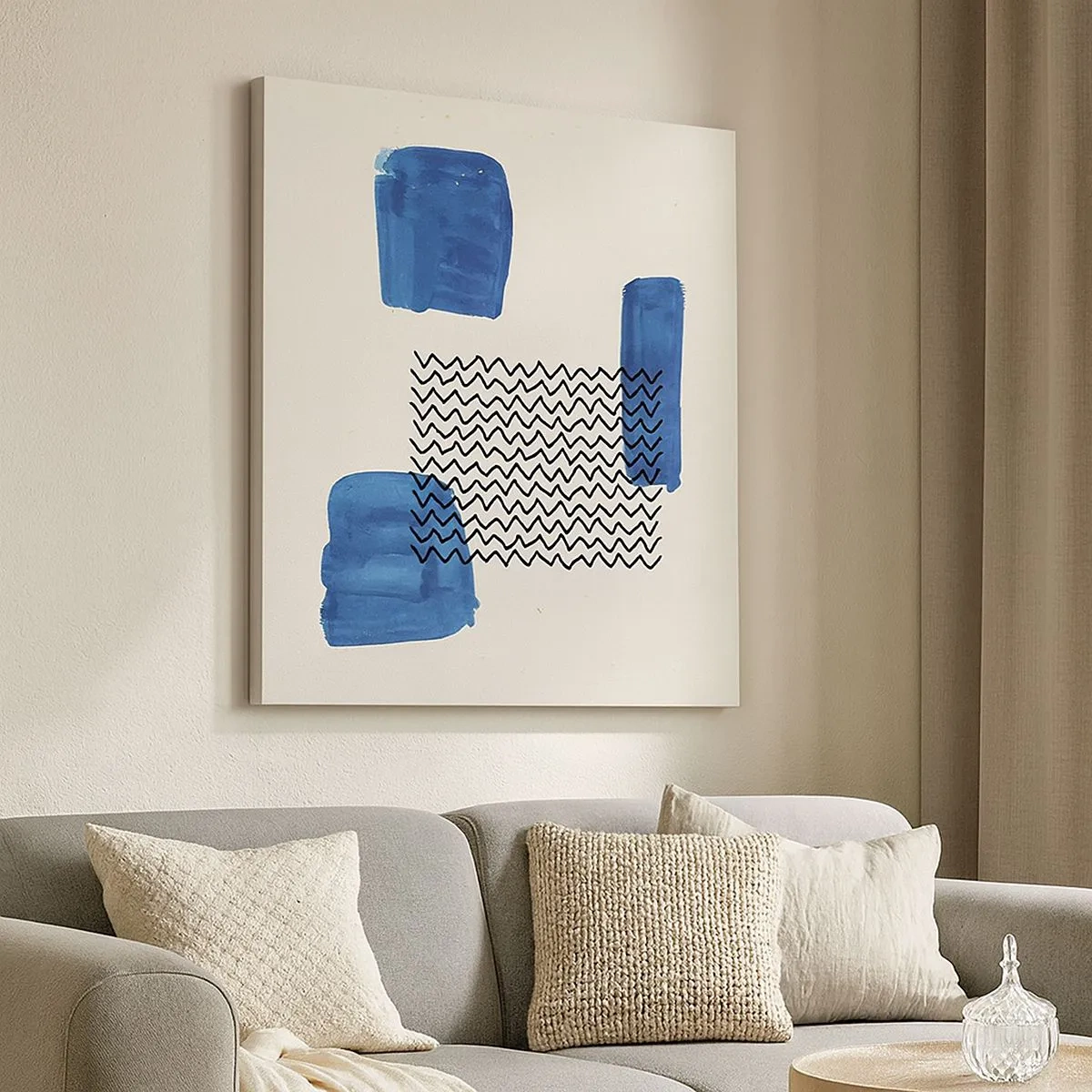 Obraz na plátně - Abstraktní kvarteto - 30x30 cm