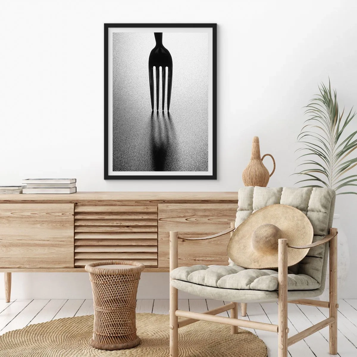 Plakát v černém rámu - Světlo a stín - 61x91 cm