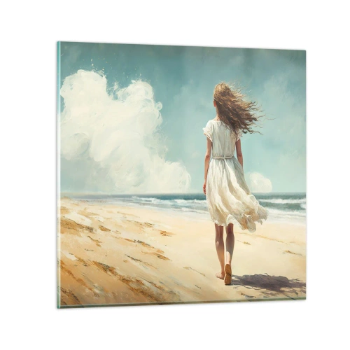 Obraz na skle - Směrem k slunci a větru - 50x50 cm