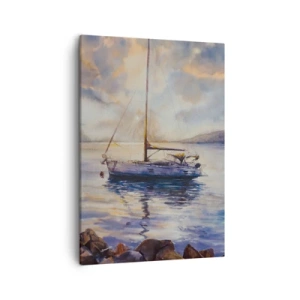 Obraz na plátně - Večer v zátoce - 50x70 cm
