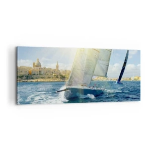 Obraz na plátně - Čas odjet z města - 100x40 cm