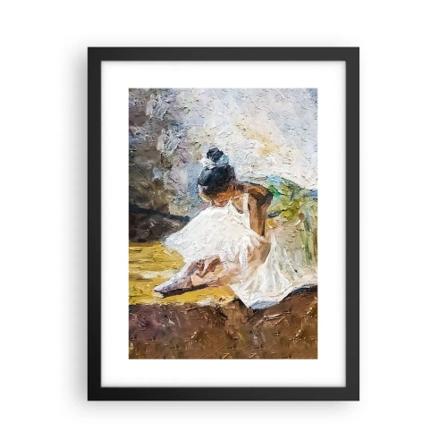 Plakát v černém rámu - Z Degasova obrazu - 30x40 cm