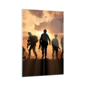 Obraz na skle - Brothers in arms - 80x120 cm