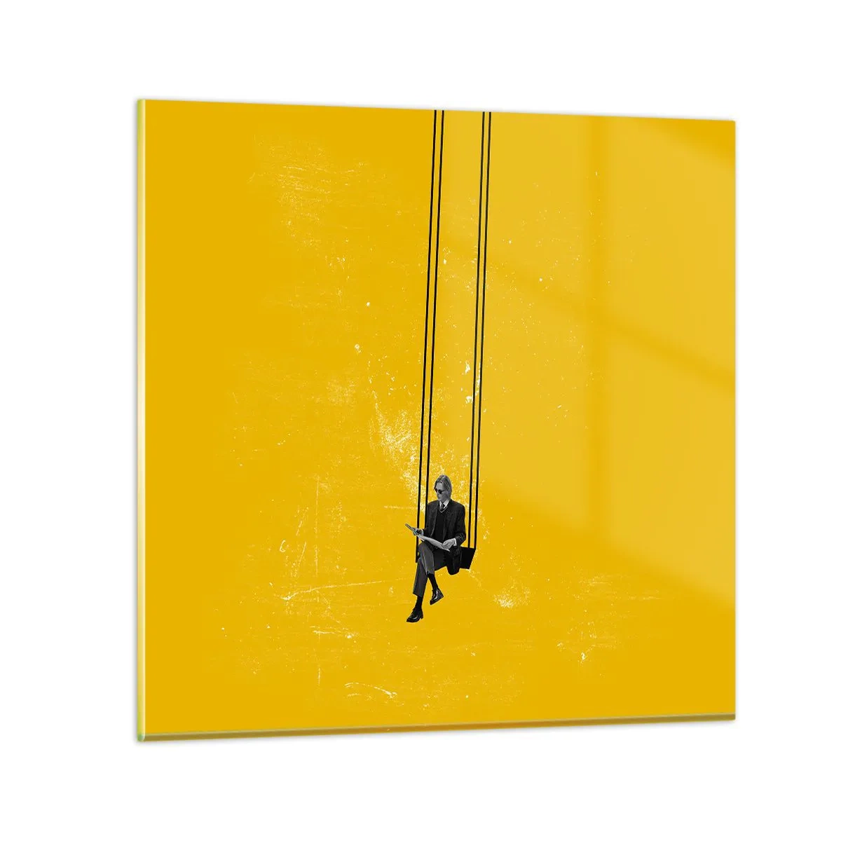 Obraz na skle - Den jako každý jiný - 70x70 cm