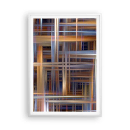 Plakát v bílém rámu - Utkané ze světla - 70x100 cm