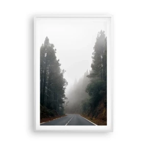 Plakát v bílém rámu - Příběh kouzelného lesa - 61x91 cm