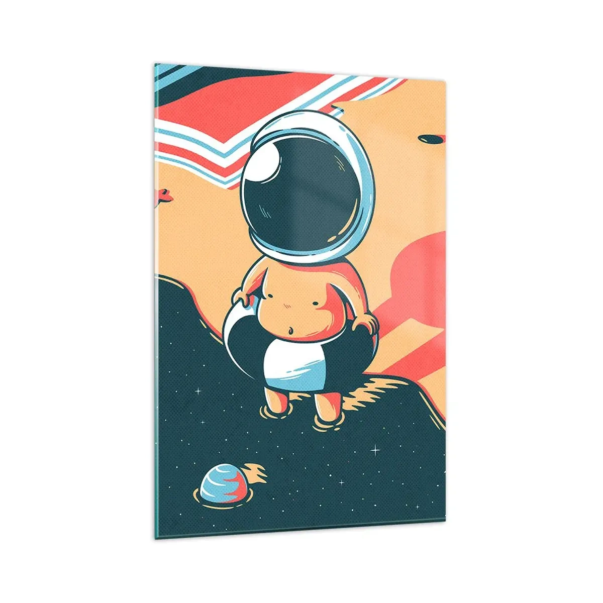 Obraz na skle - Z jiné perspektivy - 80x120 cm