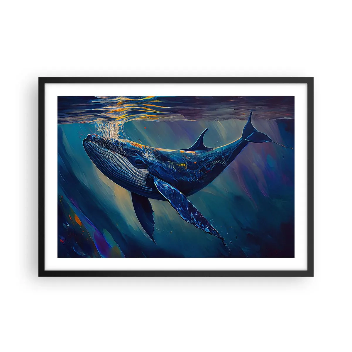 Plakát v černém rámu - Vítej v mém světě - 70x50 cm