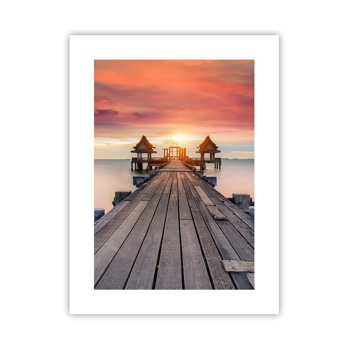 Plakát - Západ na východě - 30x40 cm