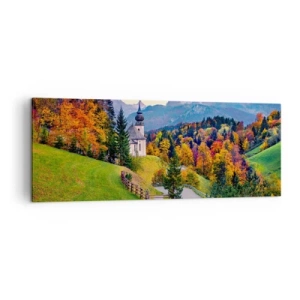 Obraz na plátně - Naprosto ideální krajina - 140x50 cm