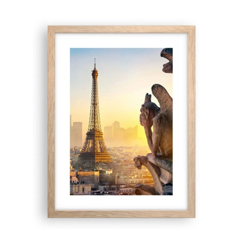 Plakát v rámu světlý dub - Hodně se změnilo… - 30x40 cm