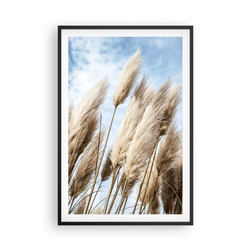 Plakát v černém rámu - Slunečné a větrné pohlazení - 61x91 cm