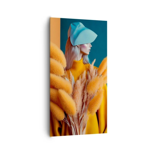 Obraz na plátně - Chlupatý portrét - 65x120 cm