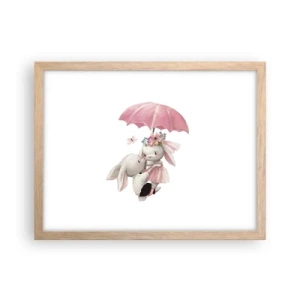 Plakát v rámu světlý dub - To je láska - 40x30 cm