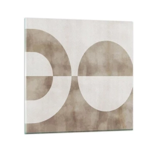 Obraz na skle - Podobnosti a rozdíly - 40x40 cm