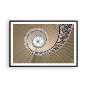 Plakát v černém rámu - Uvnitř mušle - 91x61 cm