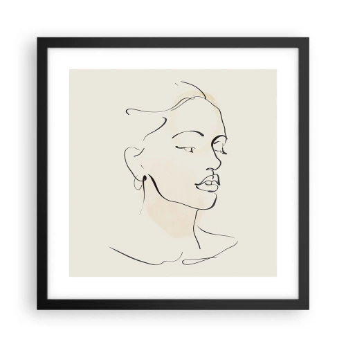 Plakát v černém rámu - Výrazným tahem - 40x40 cm