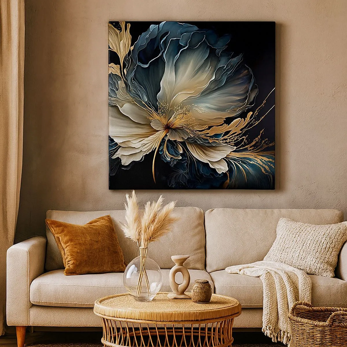 Obraz na plátně - Pohádkový květ kapradí - 30x30 cm