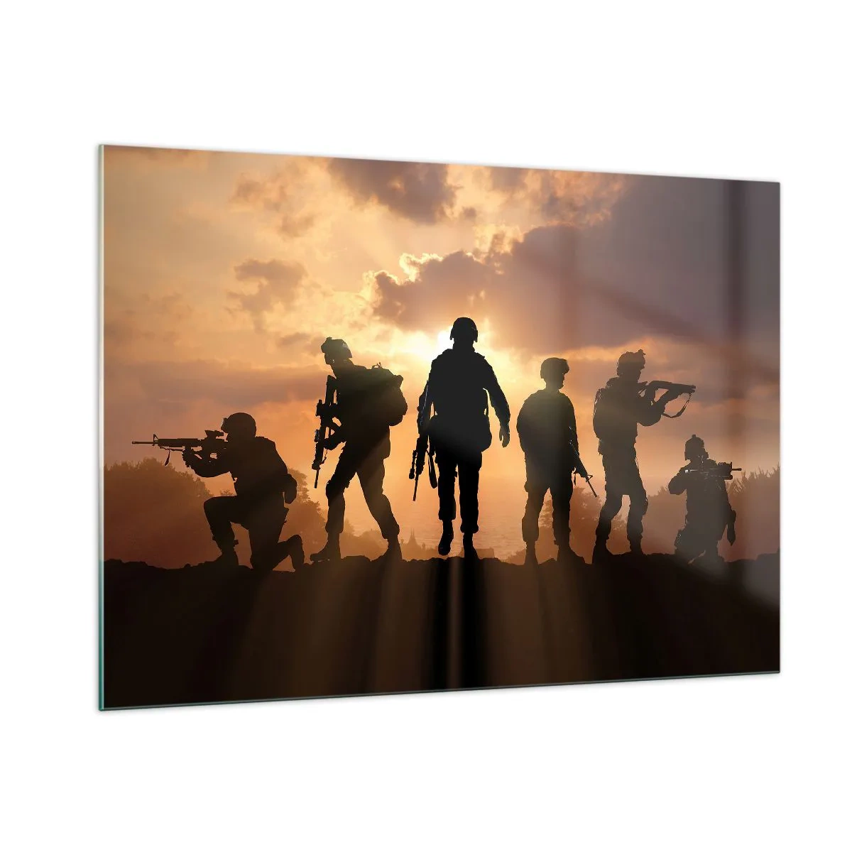 Obraz na skle - Brothers in arms - 100x70 cm