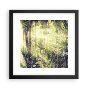 Plakát v černém rámu - V zeleném žáru - 30x30 cm