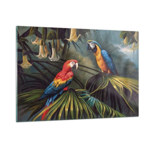 Obraz na skle - Romantismus v tropech - 120x80 cm