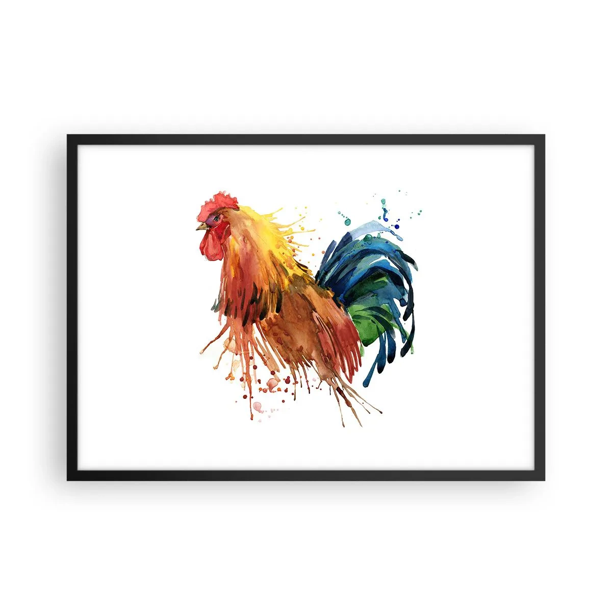 Plakát v černém rámu - Královský šat, královská pýcha - 70x50 cm