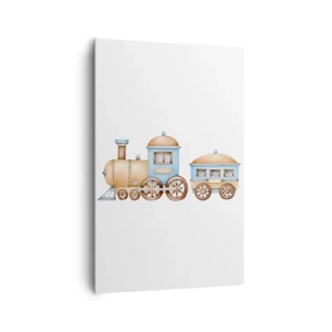 Obraz na plátně - Na dráze stojí… - 80x120 cm