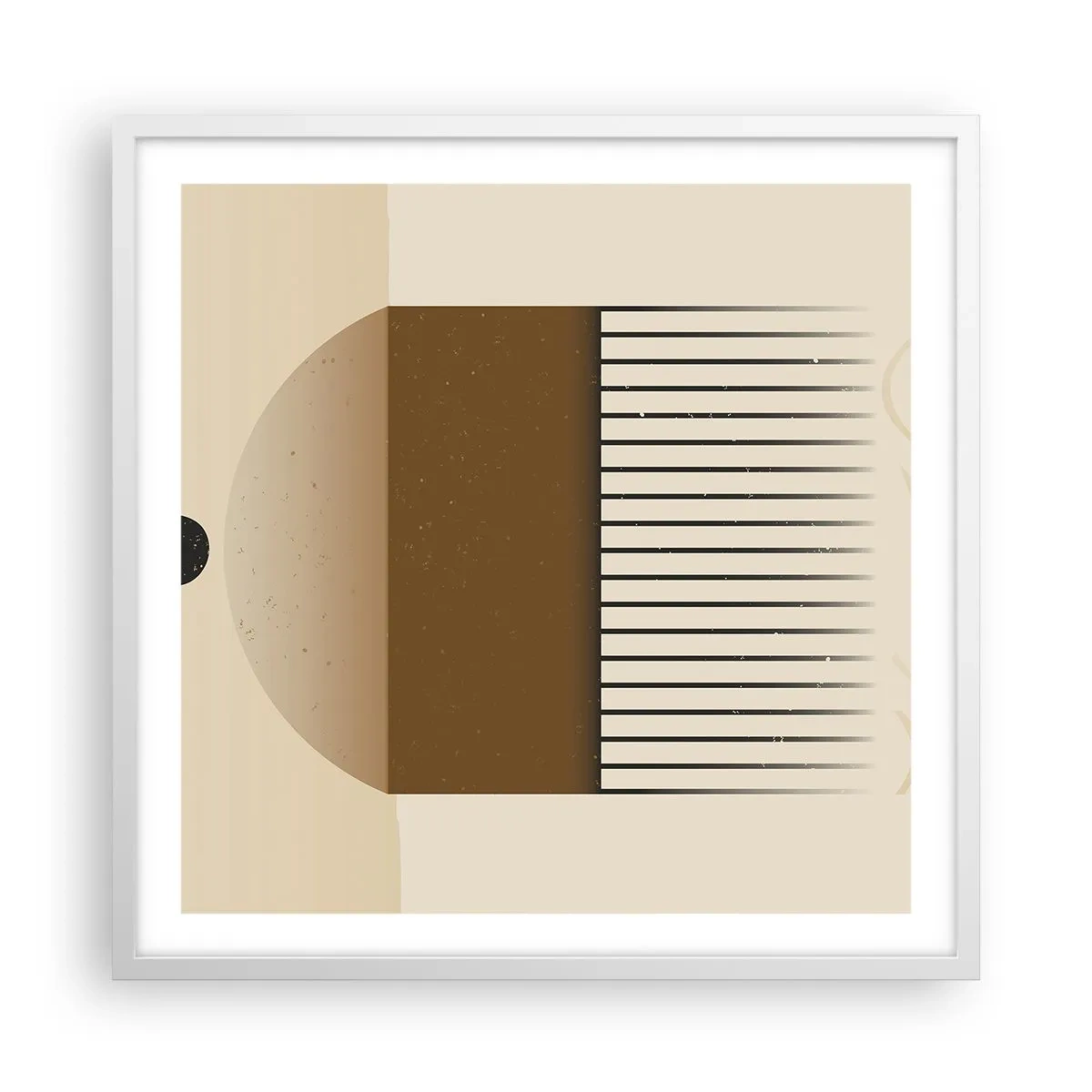 Plakát v bílém rámu - Různé stavy - 60x60 cm