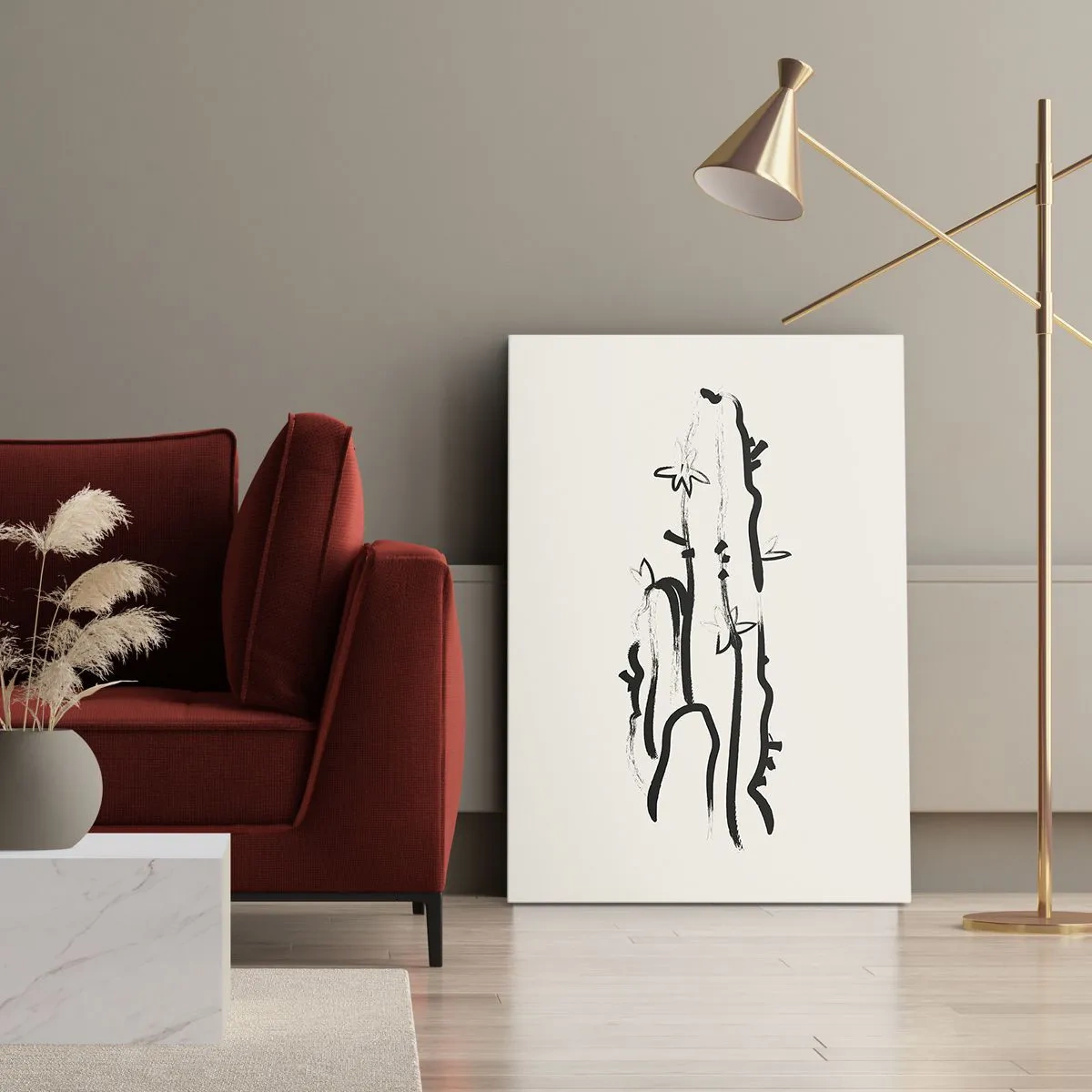 Obraz na plátně - Kvetoucí bylina - 50x70 cm