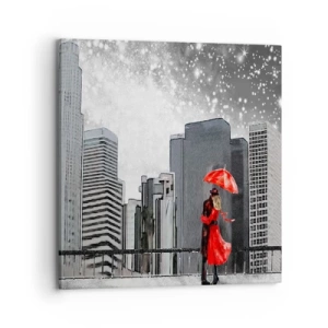 Obraz na plátně - Člověk není kámen - 70x70 cm