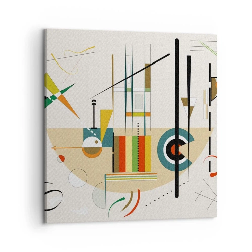 Obraz na plátně - A svět se směje - 50x50 cm