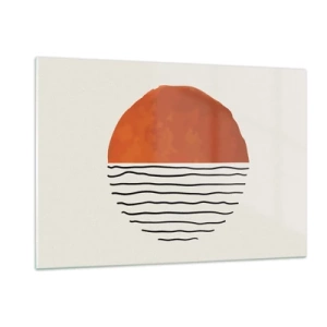 Obraz na skle - V japonské atmosféře - 120x80 cm