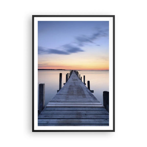 Plakát v černém rámu - Klid příjemného soumraku - 70x100 cm